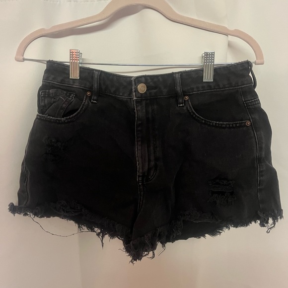Black PAC Sun jean shorts - Picture 1 of 1